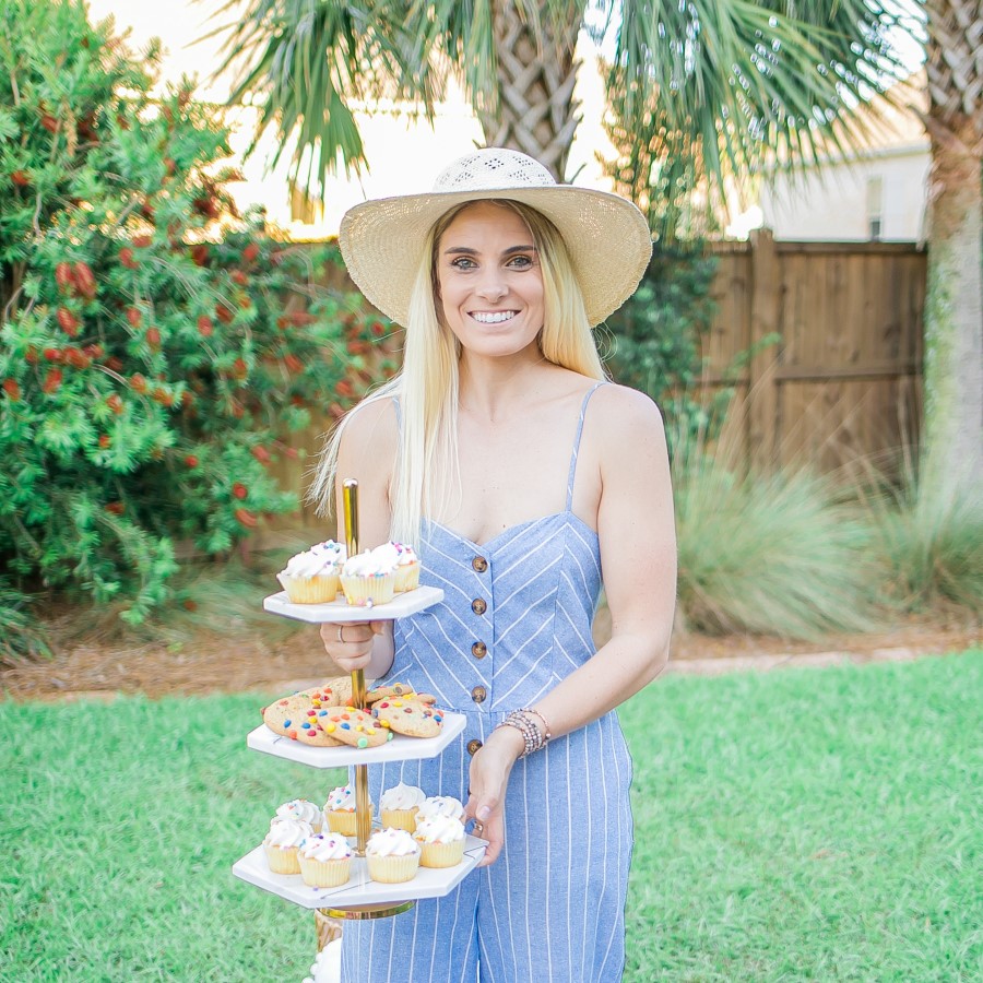 beach picnic dress Khaki Beach Picnic Upf50+ Sleeveless Ruffled Dress - Blue/khaki - Size M main image 1
